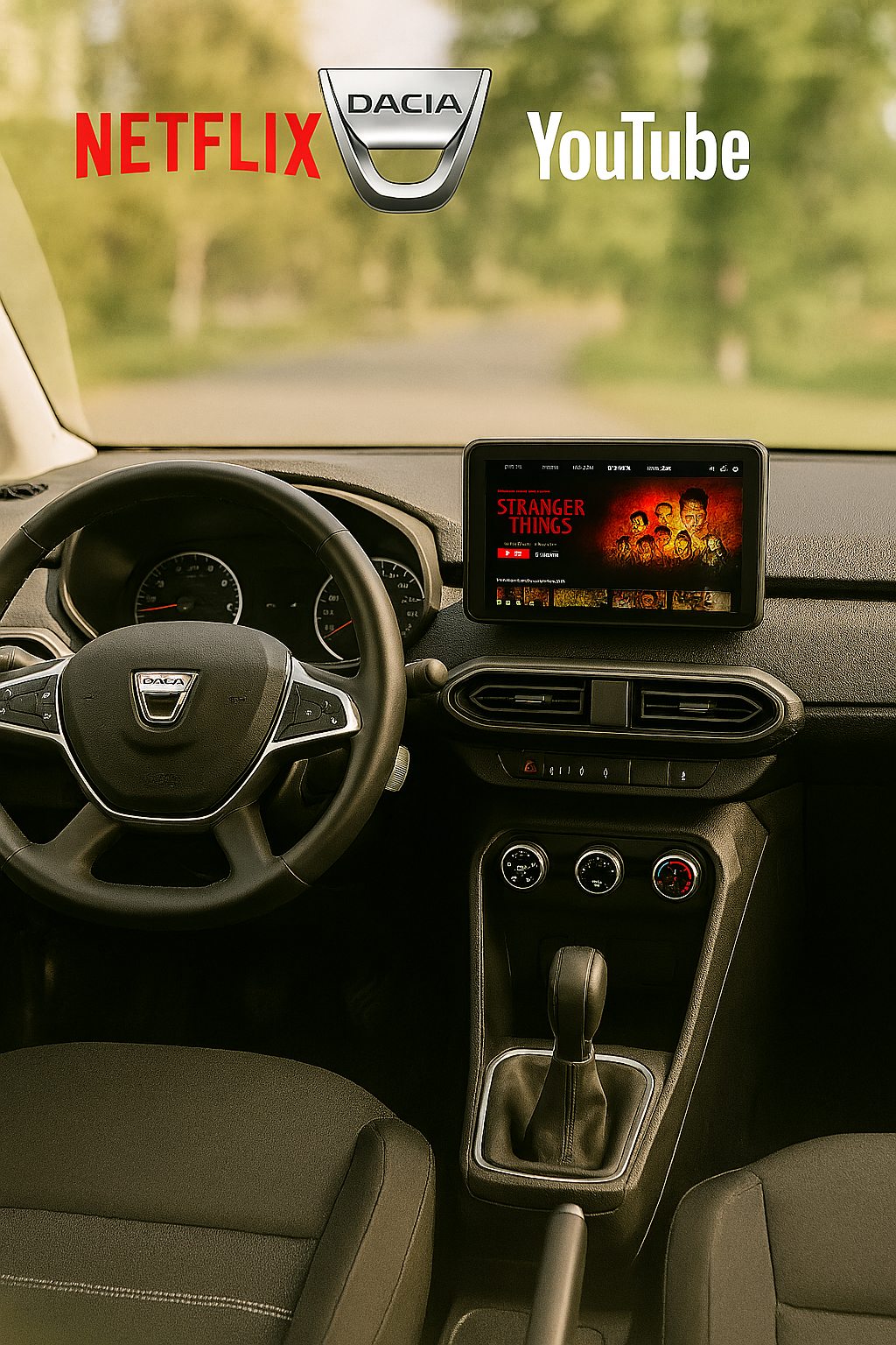 Youtube e Netflix AI-Box per Dacia