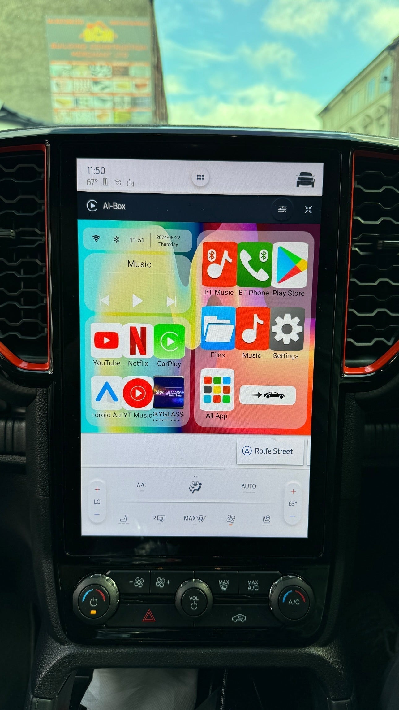 Youtube e Netflix AI-Box per Ford