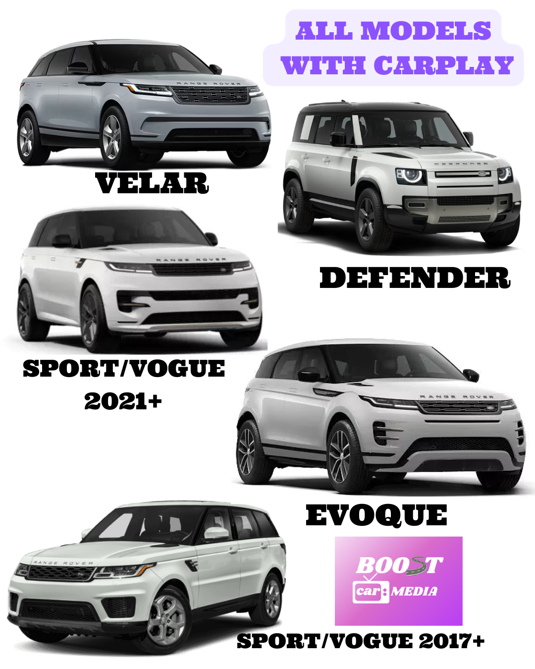 Youtube e Netflix AI-Box per Land Rover / Range Rover